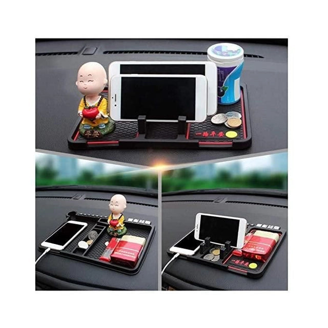 Anti-Slip Car Dashboard Phone Holder with Parking Card