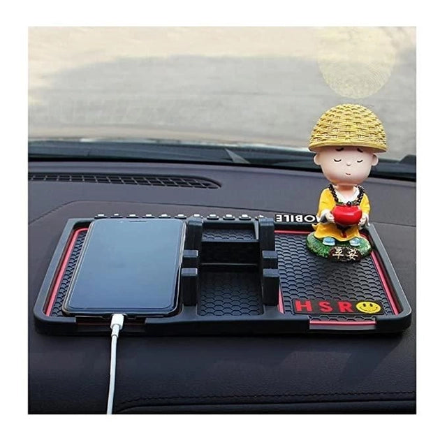 Anti-Slip Car Dashboard Phone Holder with Parking Card