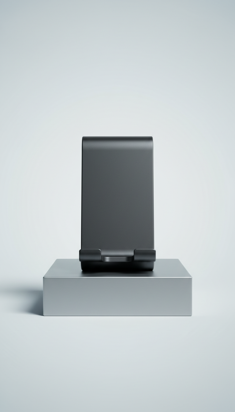 Graphite aluminum phone stand